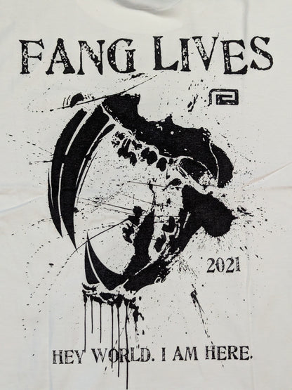 KENTA「FANG LIVES」Tシャツ①(ホワイト)