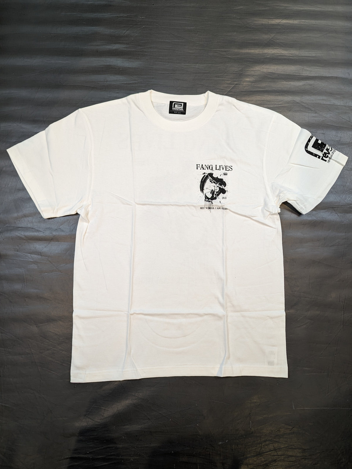 KENTA「FANG LIVES」Tシャツ①(ホワイト)
