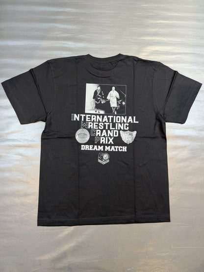 新日本プロレス50周年記念 アントニオ猪木＆オカダ・カズチカ コラボTシャツ②