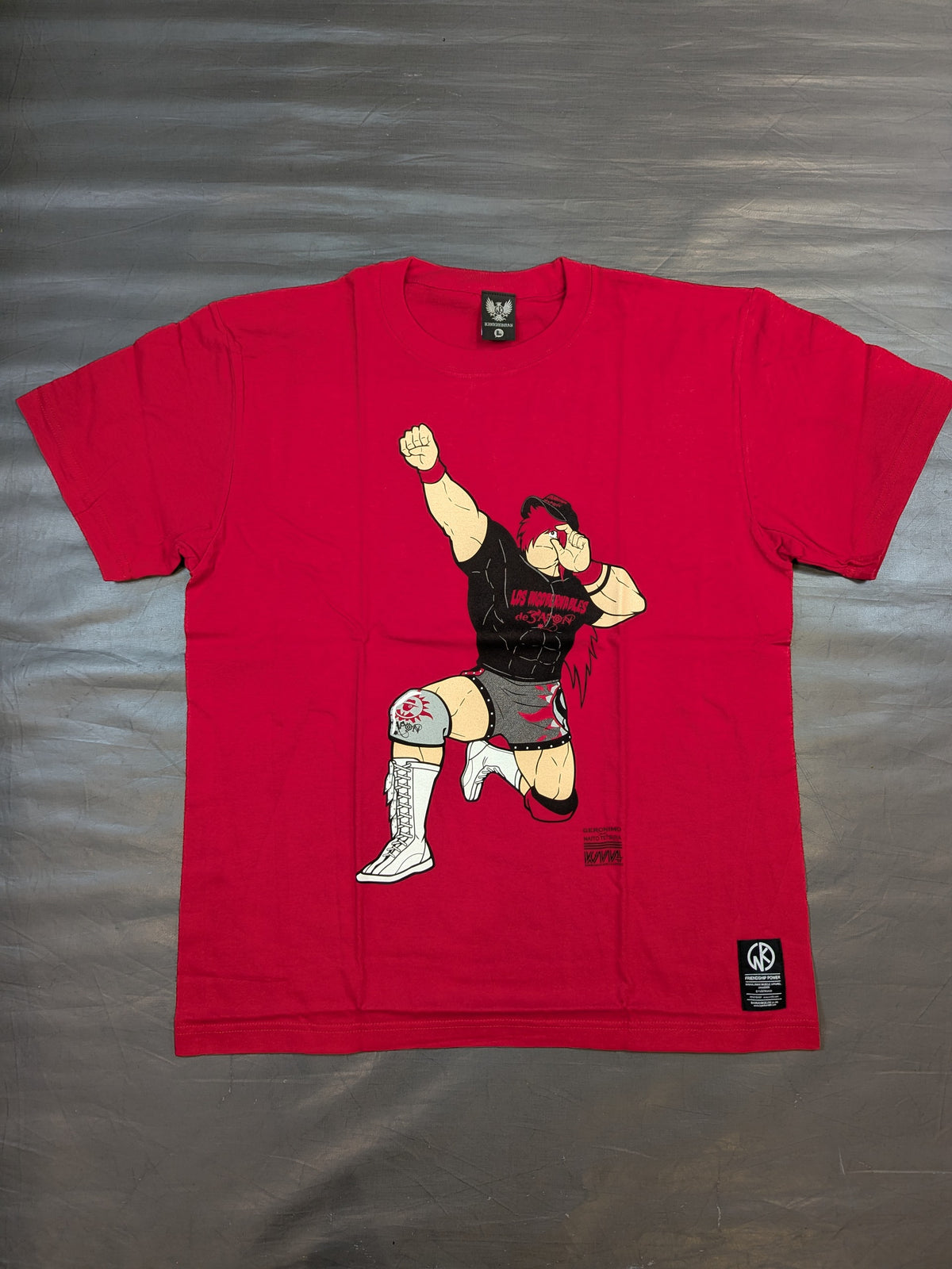 Tetsuya Naito × Geronimo T-Shirt (2) (Red)