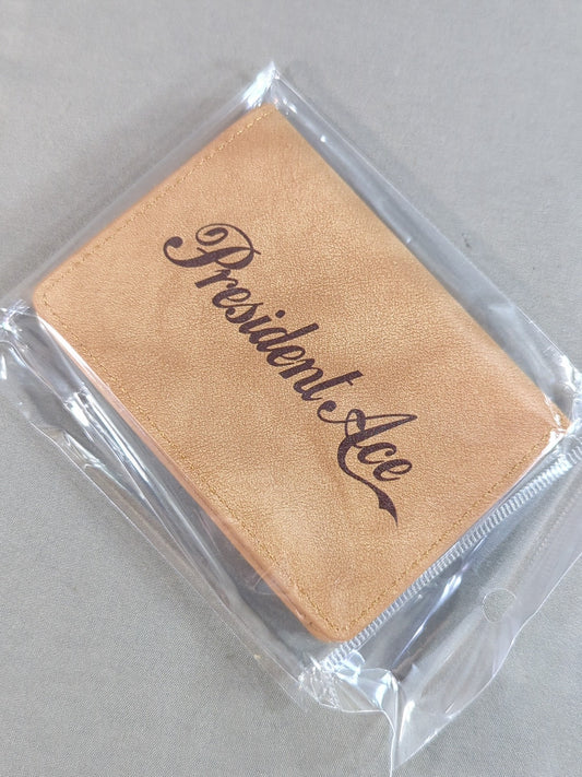 Hiroshi Tanahashi  "President Ace" 4 pockets pass holder 