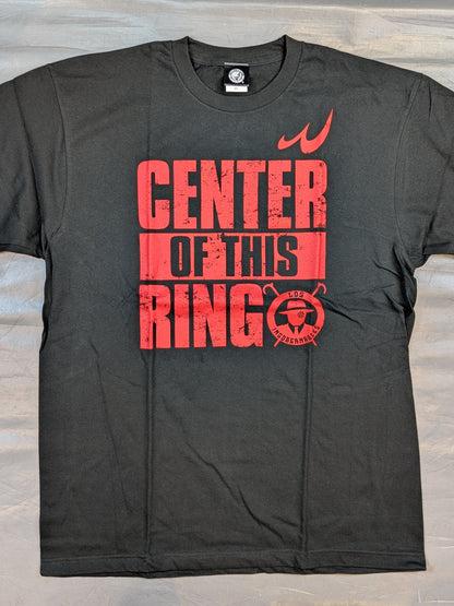Tetsuya Naito "CENTER OF THIS RING" T-shirt (Black/2023)