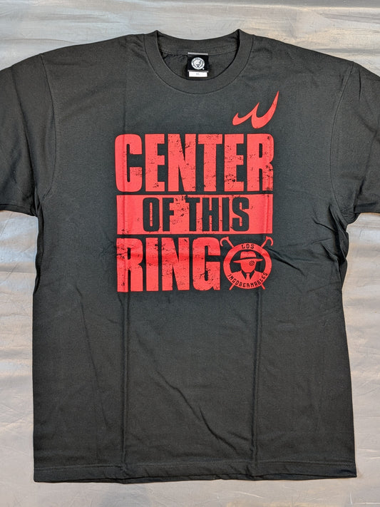 内藤哲也「CENTER OF THIS RING」Tシャツ(ブラック/2023)