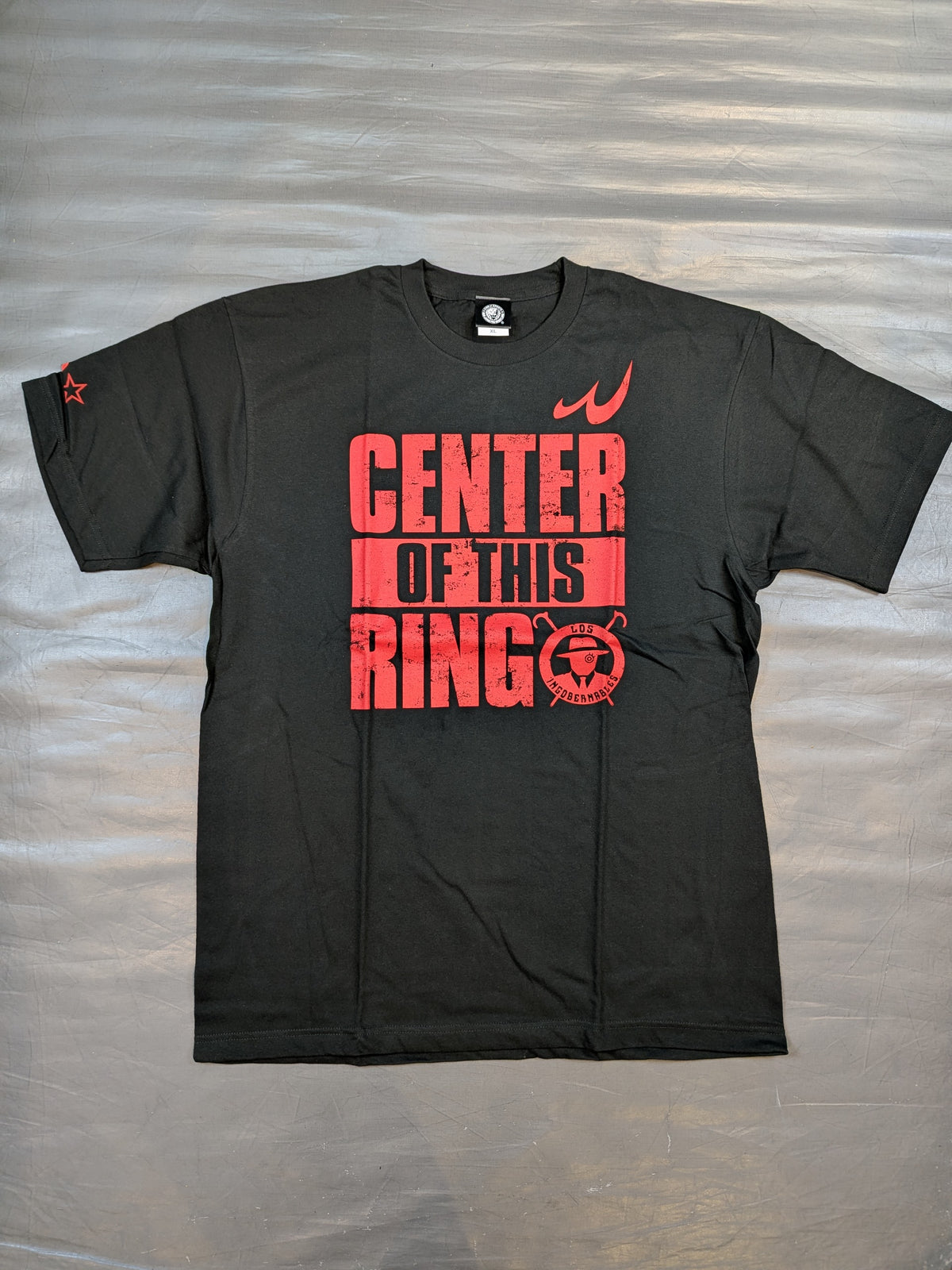 Tetsuya Naito "CENTER OF THIS RING" T-shirt (Black/2023)