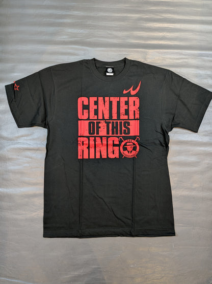 Tetsuya Naito "CENTER OF THIS RING" T-shirt (Black/2023)