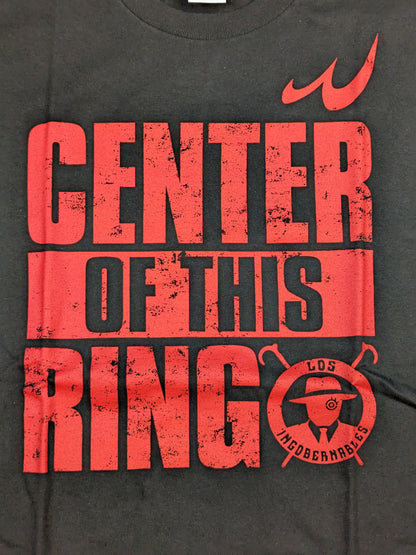 Tetsuya Naito "CENTER OF THIS RING" T-shirt (Black/2023)