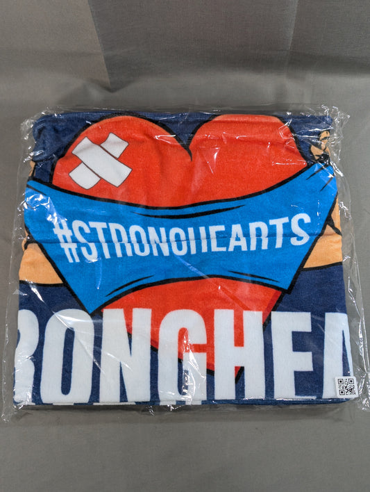 #STRONGHEARTS LOGO Support Bath Towel