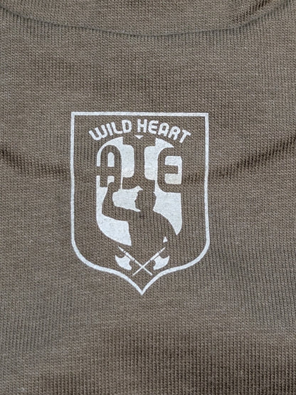 【直筆サイン入り】大森隆男「WILD HEART」Tシャツ(カーキ)
