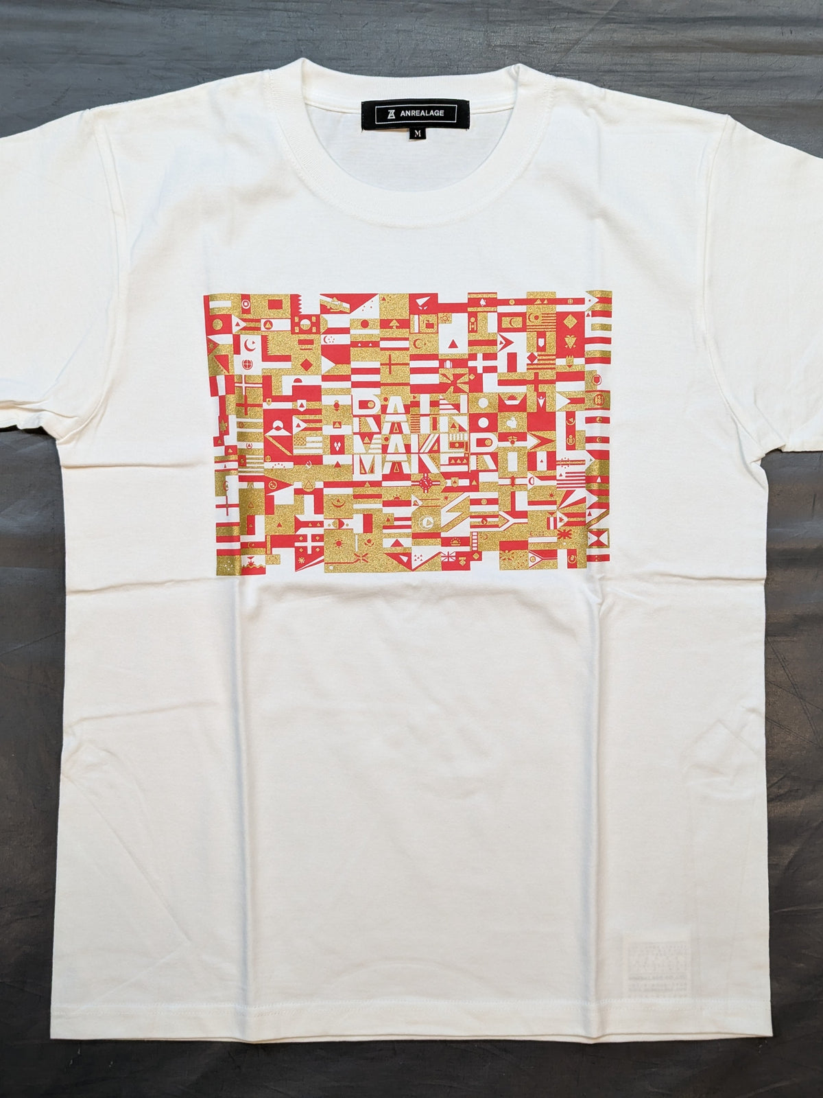 オカダ・カズチカ「RAINMAKER WORLD」Tシャツ(ホワイト)