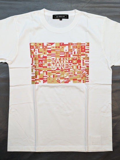 オカダ・カズチカ「RAINMAKER WORLD」Tシャツ(ホワイト)
