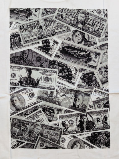 オカダ・カズチカ「RAINMAKER DOLLAR HISTORY」Tシャツ(ホワイト)