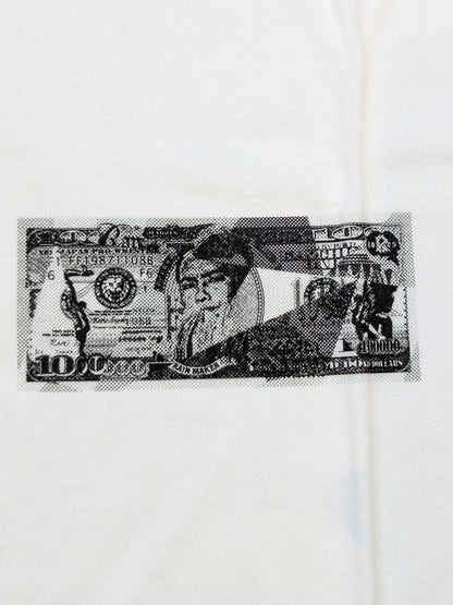 オカダ・カズチカ「RAINMAKER DOLLAR HISTORY」Tシャツ(ホワイト)