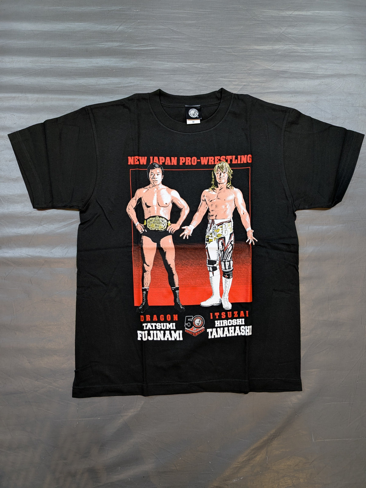 新日本プロレス50周年記念 藤波辰爾＆棚橋弘至 コラボTシャツ