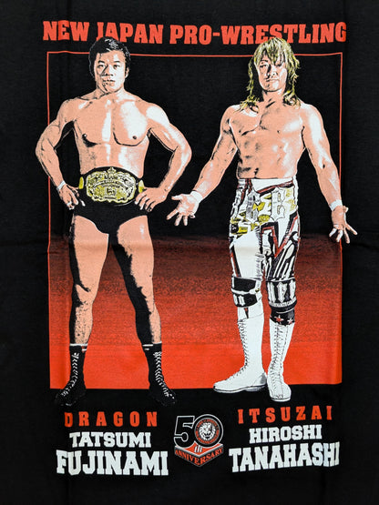 新日本プロレス50周年記念 藤波辰爾＆棚橋弘至 コラボTシャツ