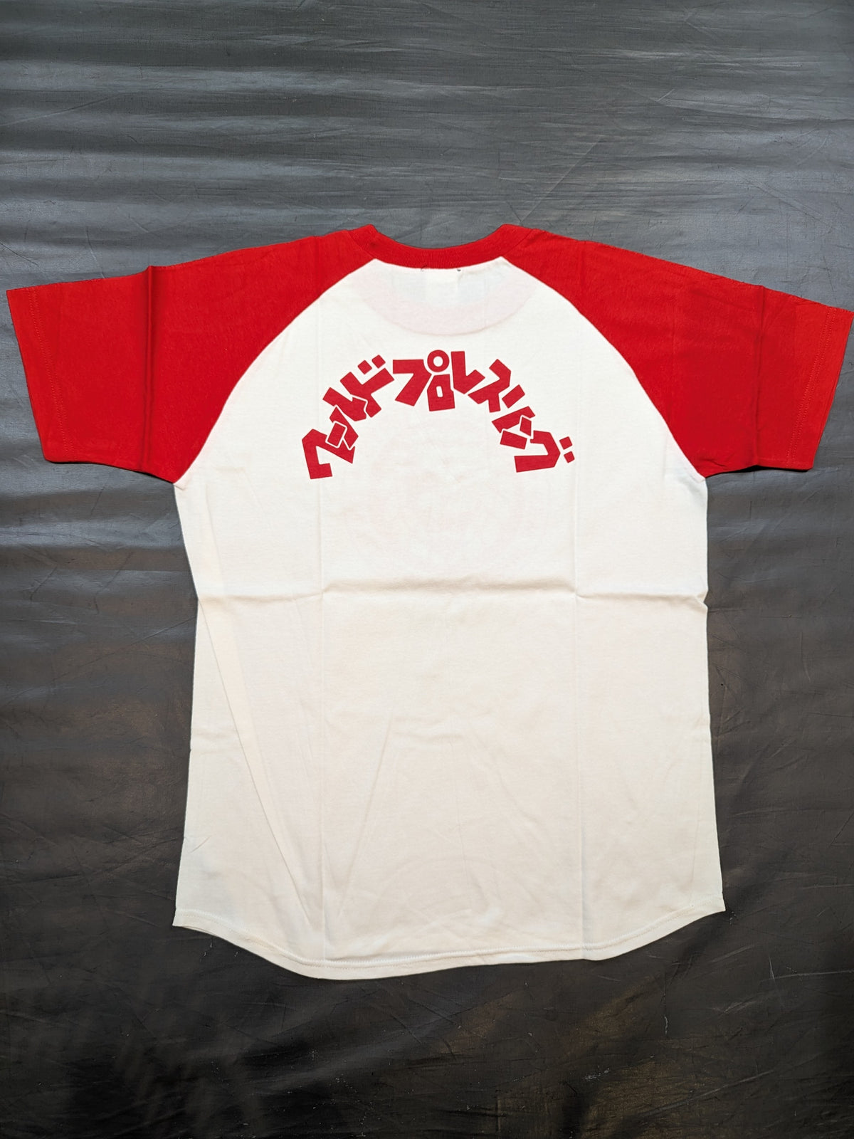 Lion Mark  Classic Raglan T-Shirt (3) (White×Red)