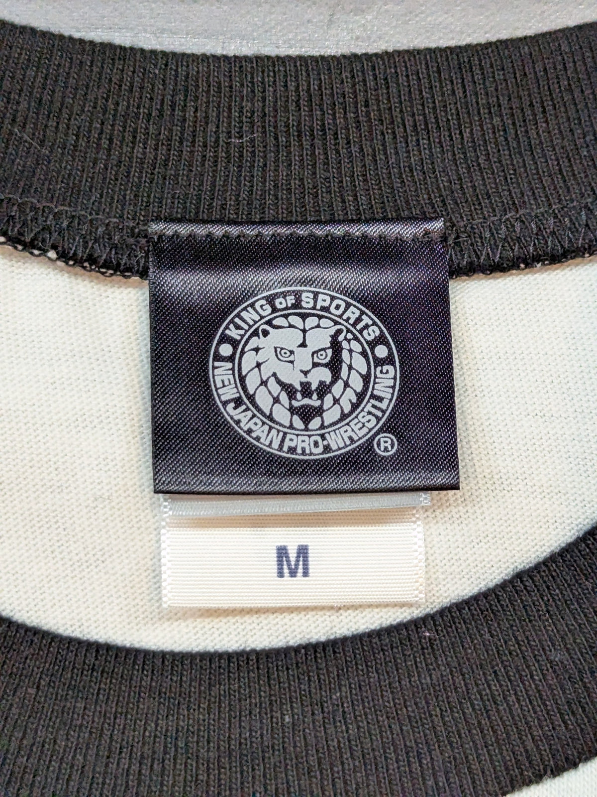 ライオンマーク クラシック ラグランTシャツ④(ホワイト×ブラック)