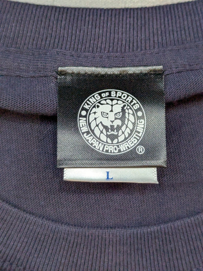 Tsubakuro ×New Japan Pro Wrestling  Collaboration T-Shirt (Navy)
