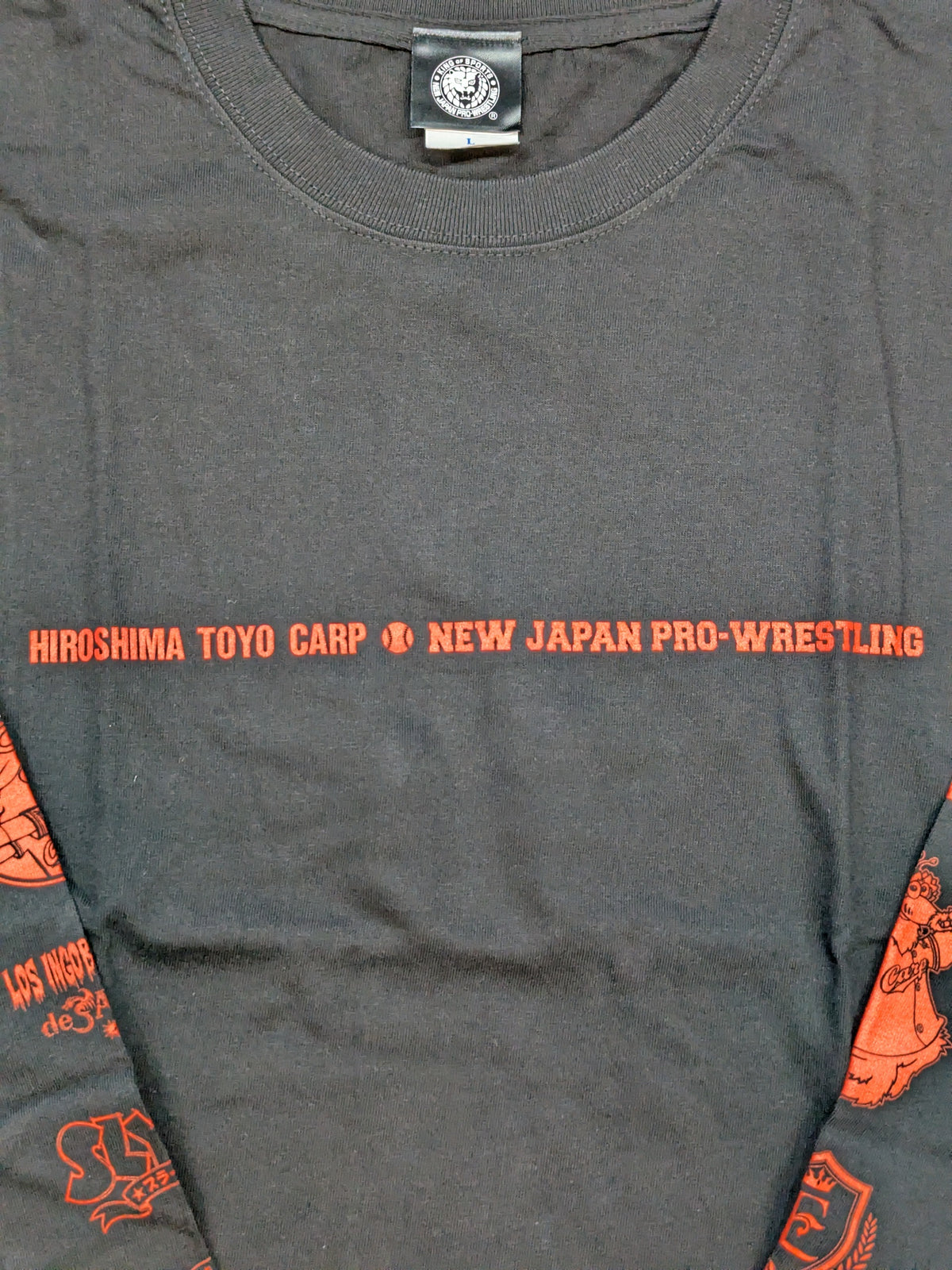 Hiroshima Toyo Carp × NJPW Long Sleeve T-Shirt