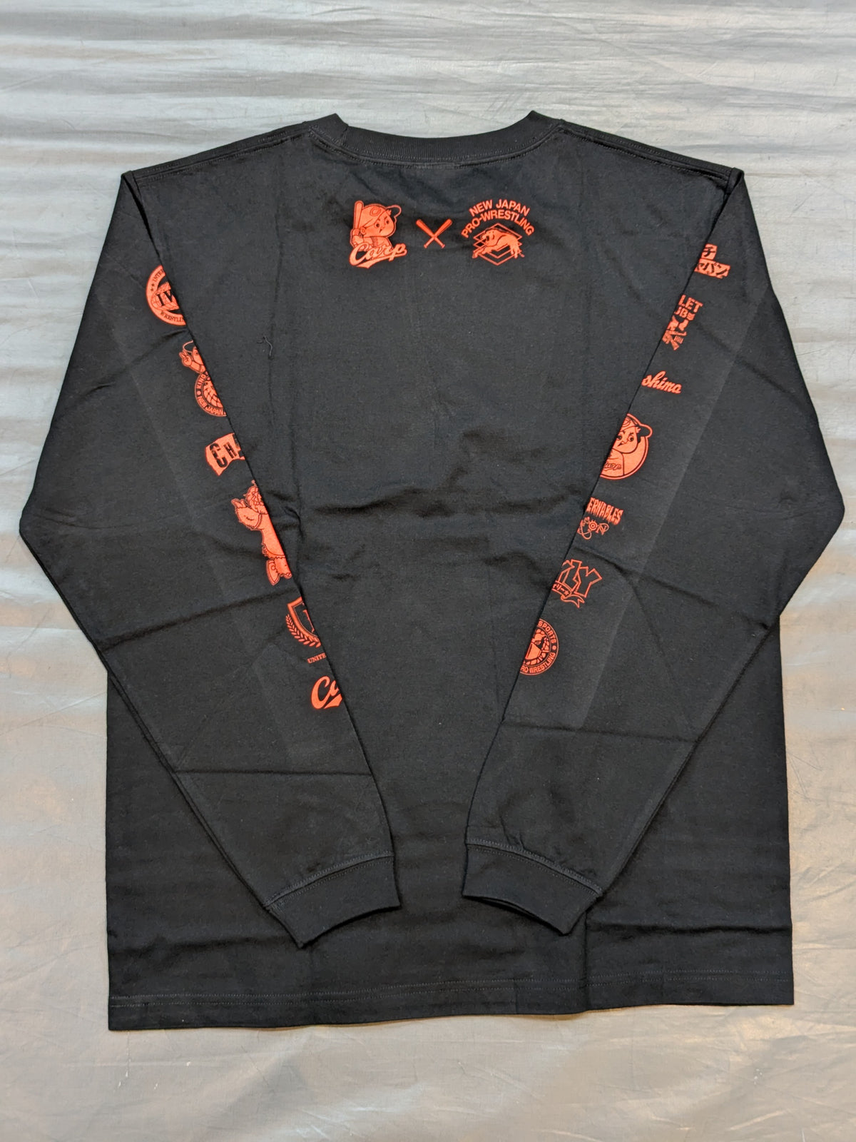 Hiroshima Toyo Carp × NJPW Long Sleeve T-Shirt