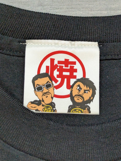 Masahiro Chono  & Muto Keiji  "○ Yaki (Both sides)" T-shirt (CM Maru-chan old-fashioned sauce yakisoba)