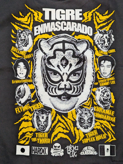 First Tiger Mask 'THE BIRTH OF LEGENDS 2022 (Legend Black)' T-shirt