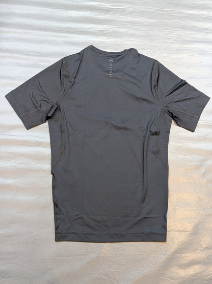 BLK/BLK UA Rush Lion Mark Armor Short Sleeve