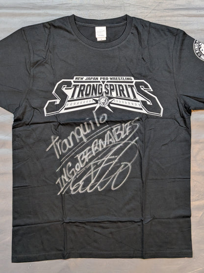 【内藤哲也 直筆サイン入り】STRONG SPIRITS ドライTシャツ