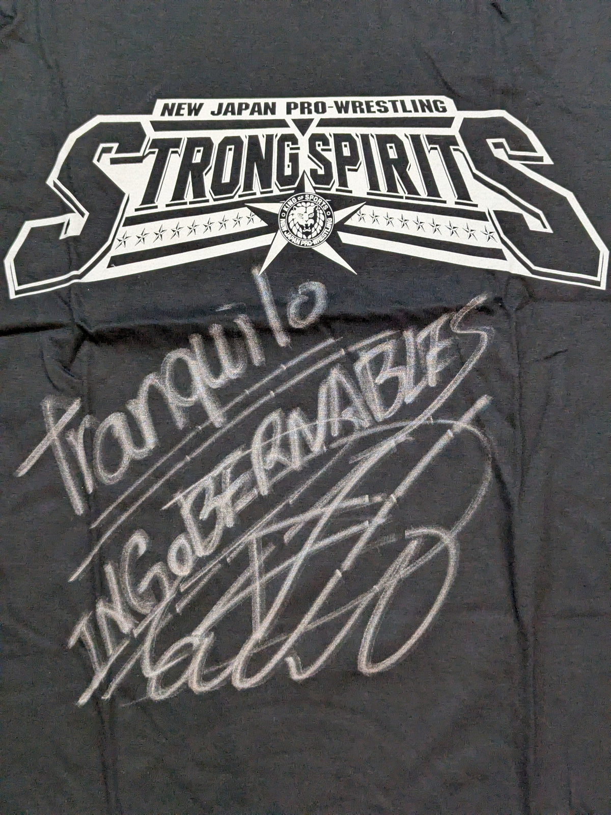 【内藤哲也 直筆サイン入り】STRONG SPIRITS ドライTシャツ