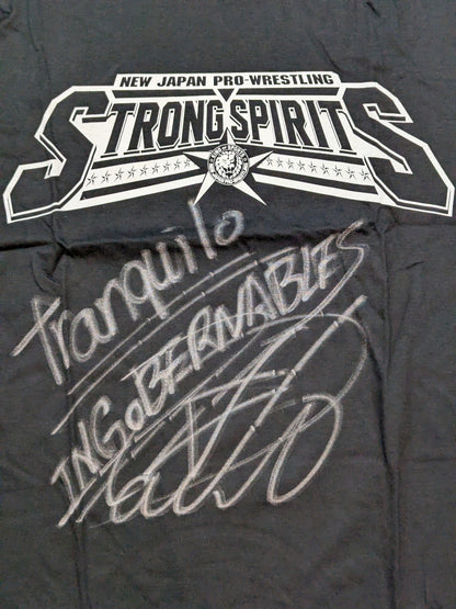 【内藤哲也 直筆サイン入り】STRONG SPIRITS ドライTシャツ