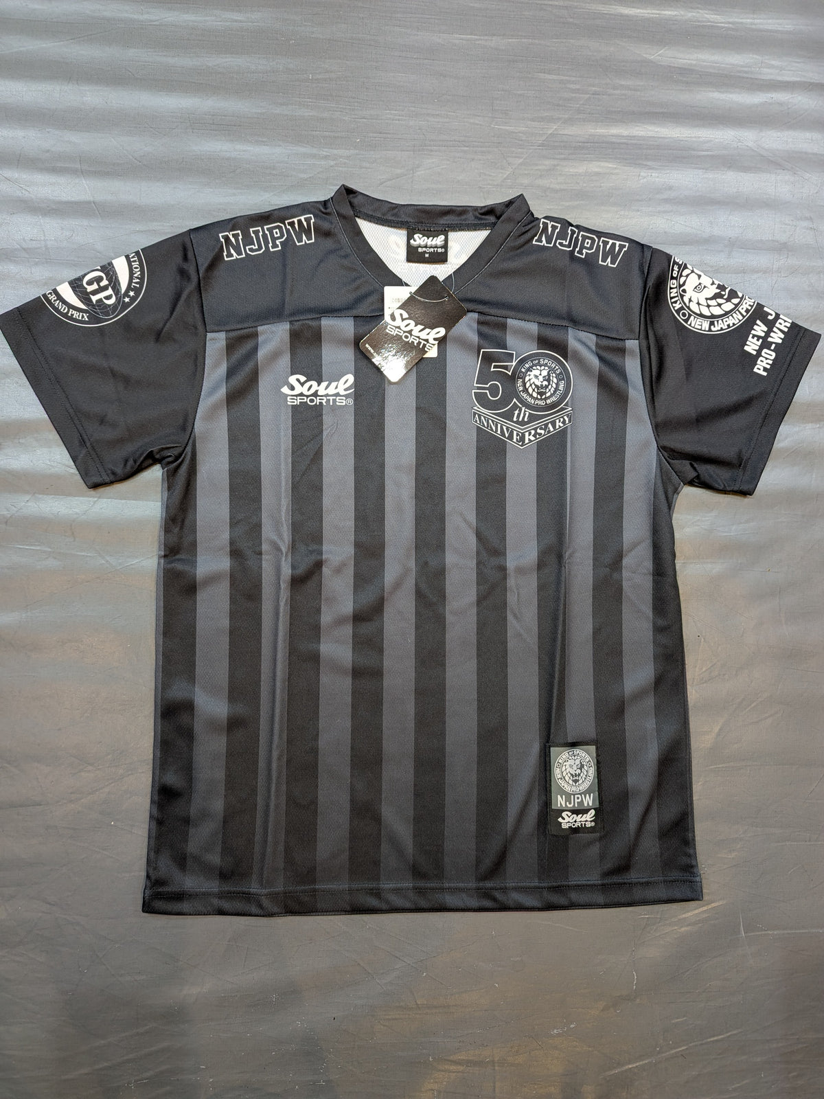 New Japan Pro Wrestling 50th Anniversary 'SOUL SPORTS' Replica Referee Shirt