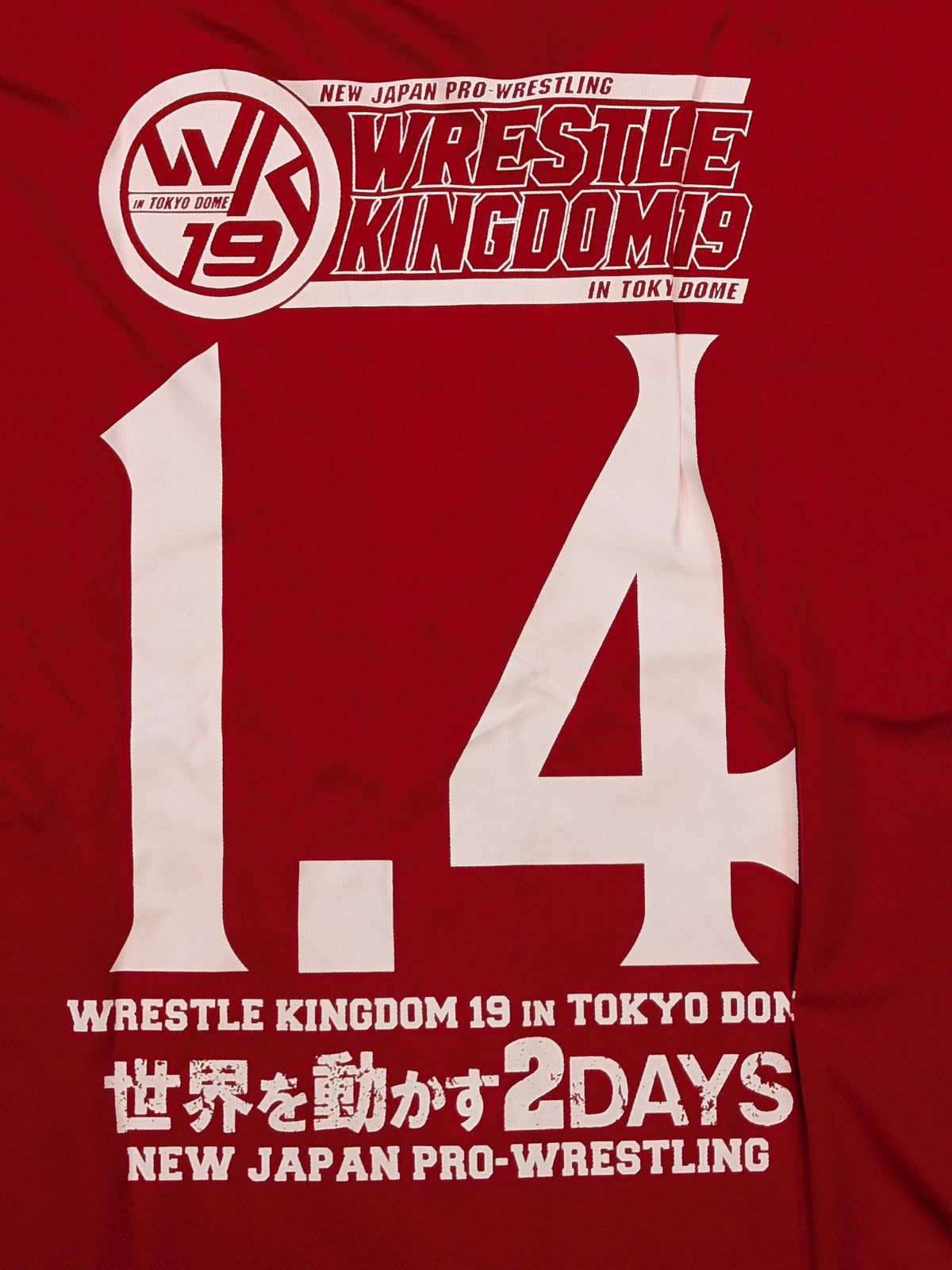 WRESTLE KINGDOM 19 オリジナルベースボールシャツ