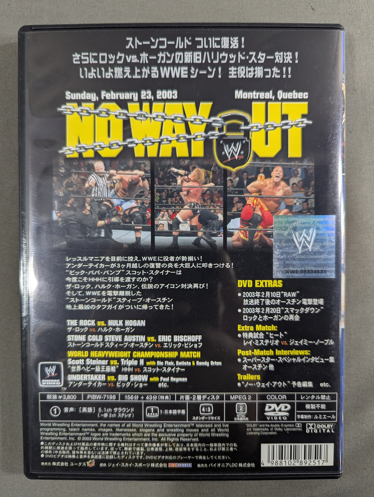 No Way Out 2003