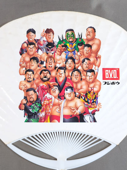 ★坂井永年氏イラスト★ NJPW SUPER STARS うちわ