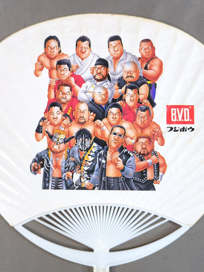 ★坂井永年氏イラスト★ NJPW SUPER STARS うちわ