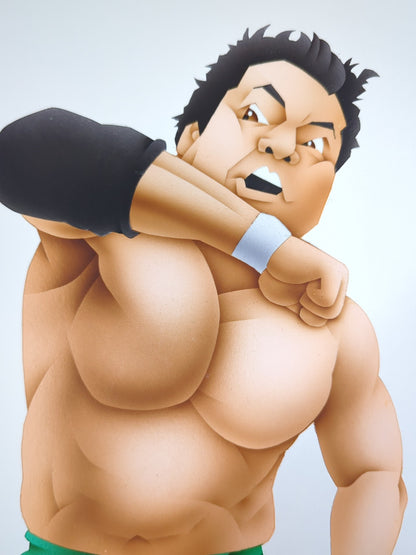 ★坂井永年氏 原画作品★「方舟の盟主」三沢光晴