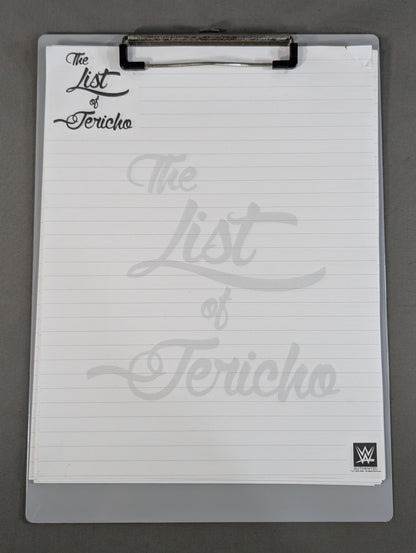 クリス・ジェリコ「The List of Jericho」クリップボード&ノート