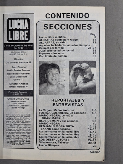 LUCHA LIBRE No.1240