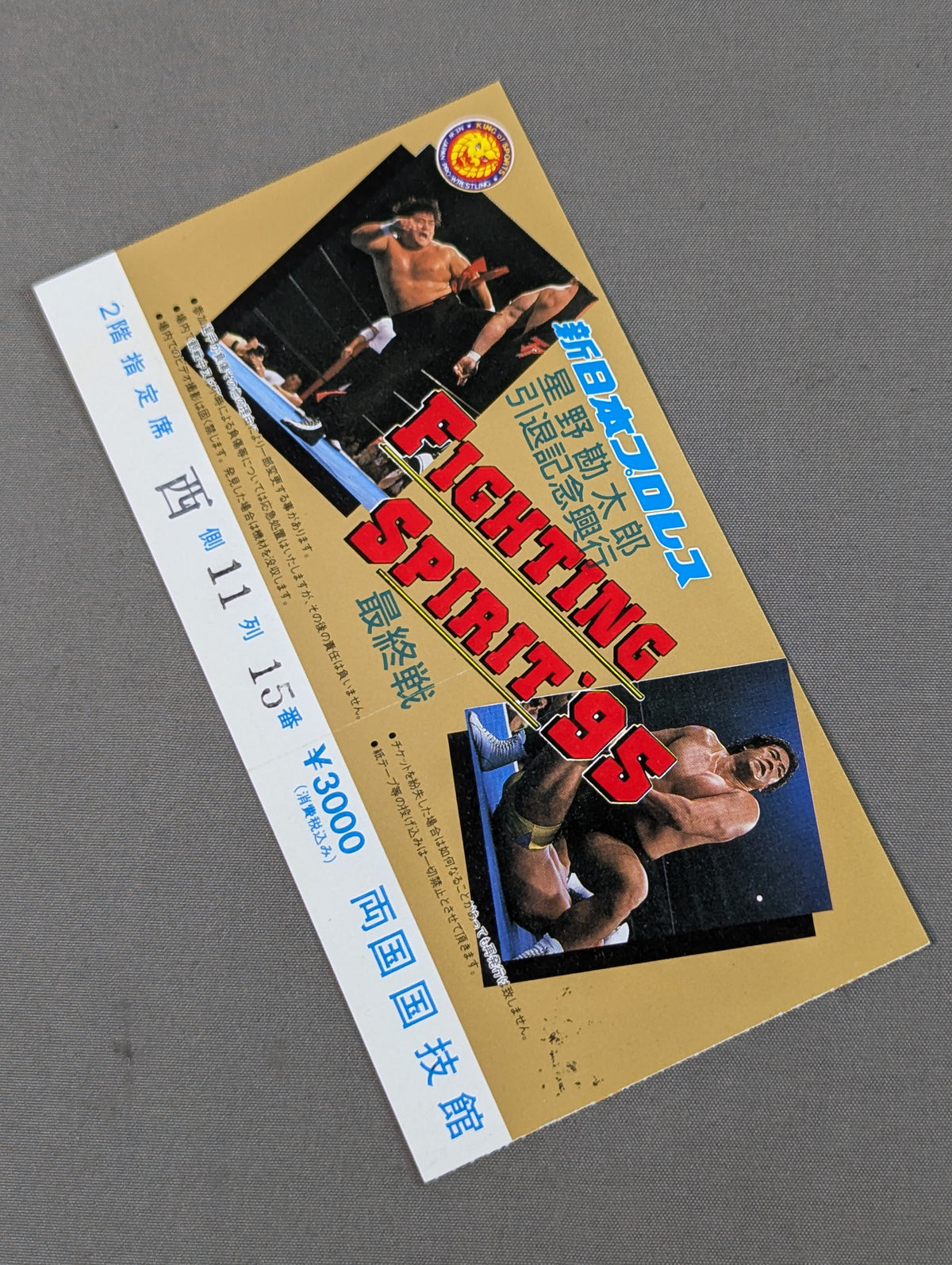 ★星野勘太郎引退記念興行★ FIGHTING SPIRIT’95【最終戦】