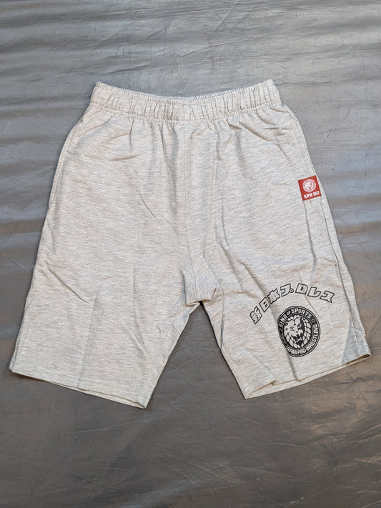 新日本プロレス×しまむら スウェットハーフパンツ①(グレー)