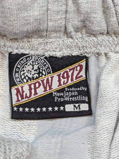 New Japan Pro Wrestling × Shimamura Sweat Shorts (1) (Gray)
