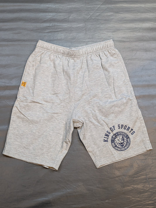 新日本プロレス×しまむら スウェットハーフパンツ②(グレー)