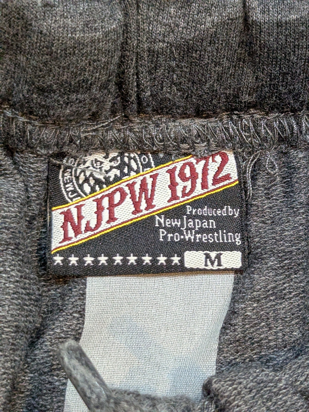 新日本プロレス×しまむら スウェットハーフパンツ③(グレー迷彩)
