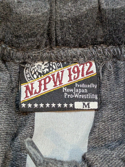 新日本プロレス×しまむら スウェットハーフパンツ③(グレー迷彩)