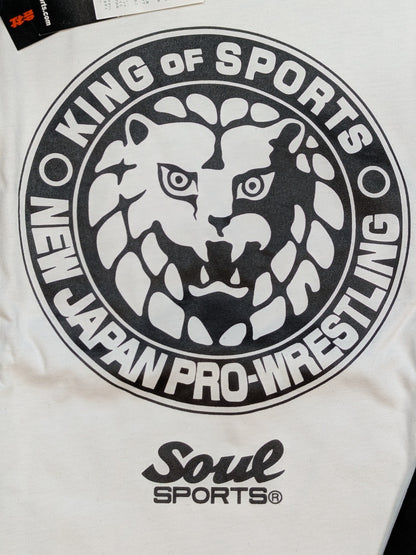 Lion Mark × SOUL Raglan T-shirt (White×Black)