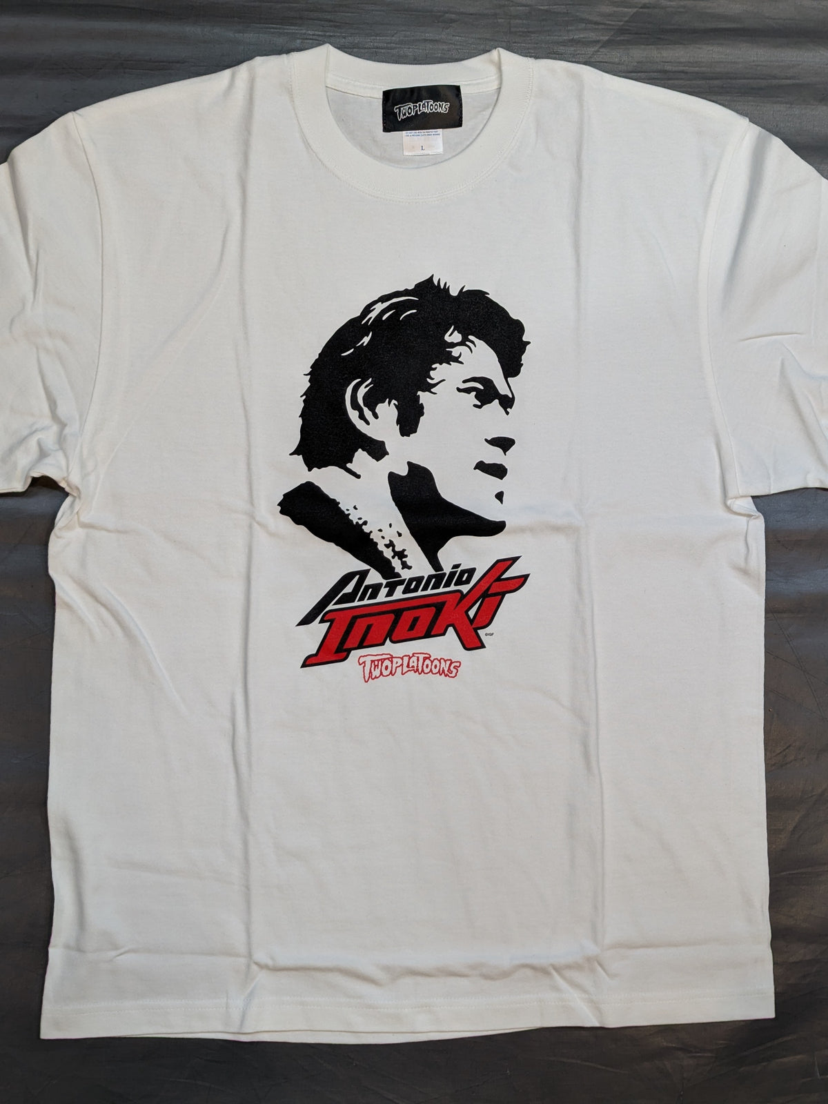 Antonio Inoki ×TWOPLATOONS Collaboration T-Shirt (White)