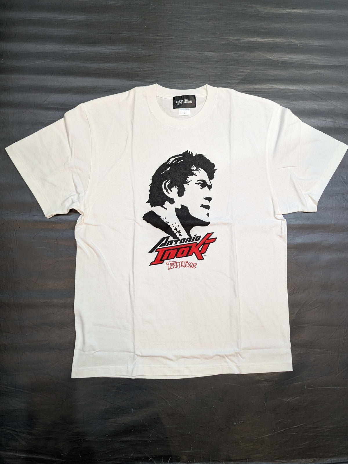 Antonio Inoki ×TWOPLATOONS Collaboration T-Shirt (White)
