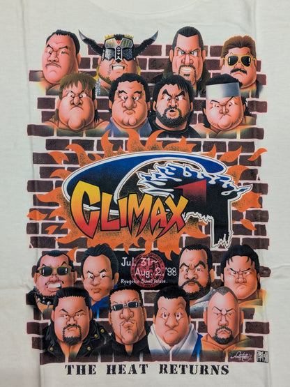 G1 CLIMAX 1998 "THE HEAT RETURNS" Nagatoshi Sakai Illustration T-shirt