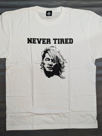 棚橋弘至「NEVER TIRED」Tシャツ②