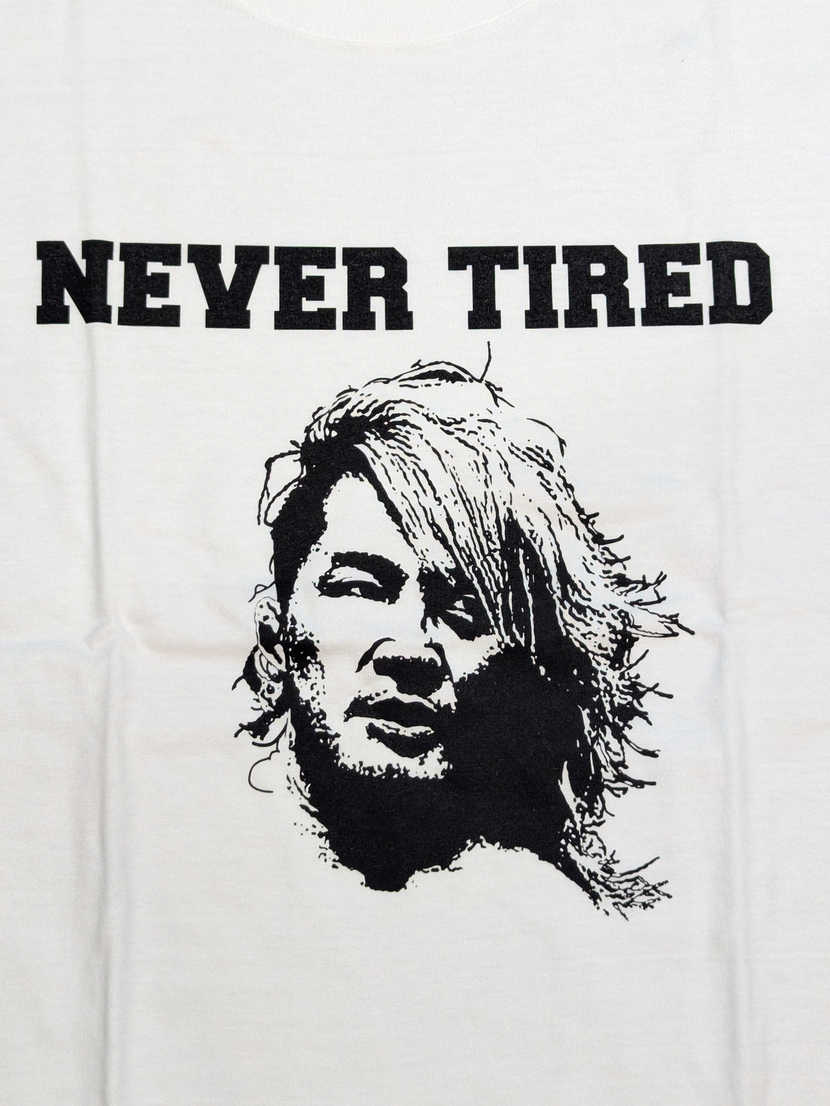 棚橋弘至「NEVER TIRED」Tシャツ②