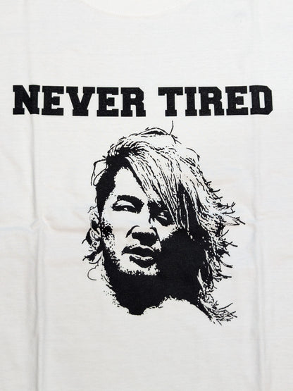 棚橋弘至「NEVER TIRED」Tシャツ②
